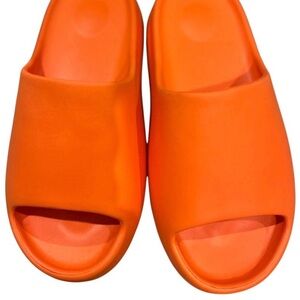 Vibrant Orange Women's Slide Sandals